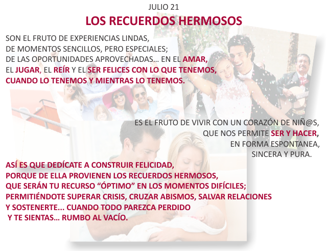 Los recuerdos hermosos